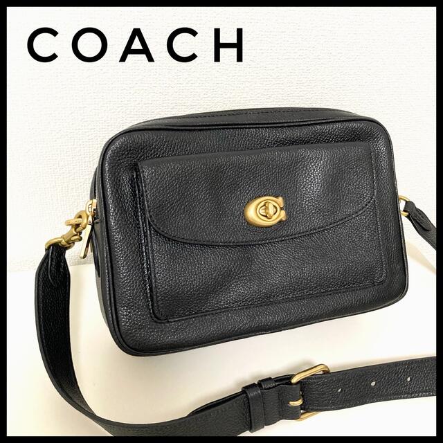 ショルダーバッグ美品☆COACH キャシーカメラバッグ ショルダーバッグ クロスボディ レザー