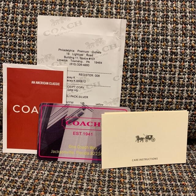 COACH(コーチ)の本体のみ訳あり　4552 長財布　オレンジシグネチャー レディースのファッション小物(財布)の商品写真