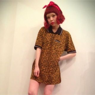 シュプリーム(Supreme)のsupreme レオパード ポロシャツ(Tシャツ(半袖/袖なし))