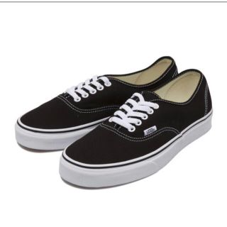 ヴァンズ(VANS)のVANS AUTHENTIC 黒(スニーカー)