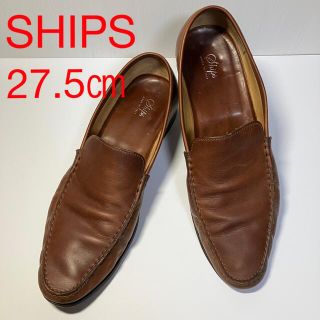 シップス(SHIPS)のSHIPS レザー スリッポン ローファー(スリッポン/モカシン)