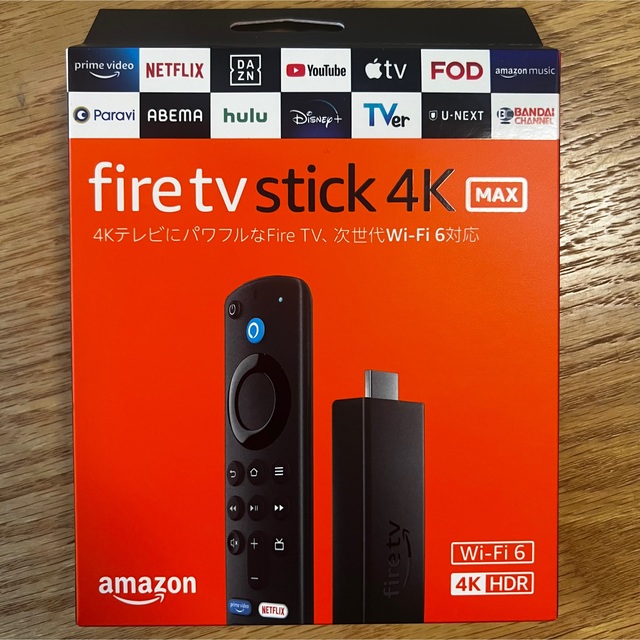 【新品】アマゾン fire tv stick 4K MAX ファイヤースティック スマホ/家電/カメラのテレビ/映像機器(テレビ)の商品写真