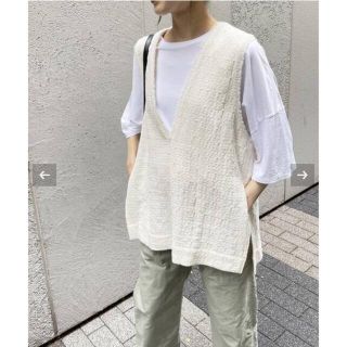 スピックアンドスパン(Spick & Span)のSpick and Span Italian fabric ツイードベスト(ベスト/ジレ)