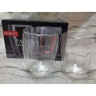 ボダム(bodum)のボダム ダブルウォールグラス パヴィーナ 350ml（bodum pavina）(グラス/カップ)