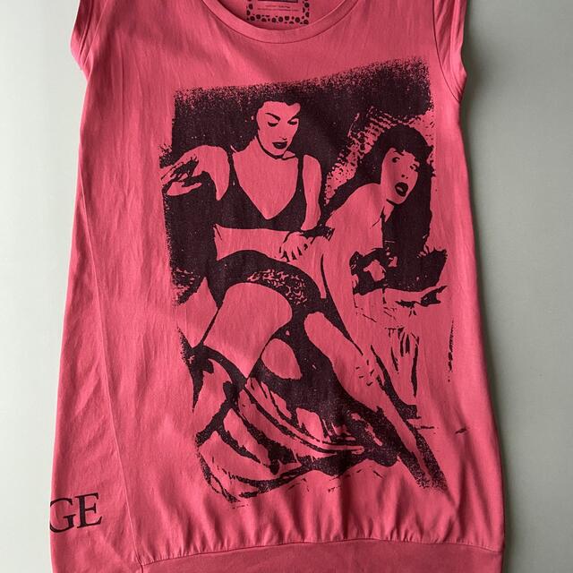 HYSTERIC GLAMOUR(ヒステリックグラマー)の00s Hysteric Glamour × BETTY PAGE トップス レディースのトップス(Tシャツ(半袖/袖なし))の商品写真