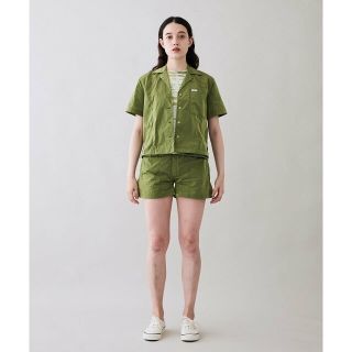 サタデーズニューヨークシティ(Saturdays NYC)の【キミドリ（34）】Dani Nylon Camp Collar Shirt(シャツ/ブラウス(長袖/七分))