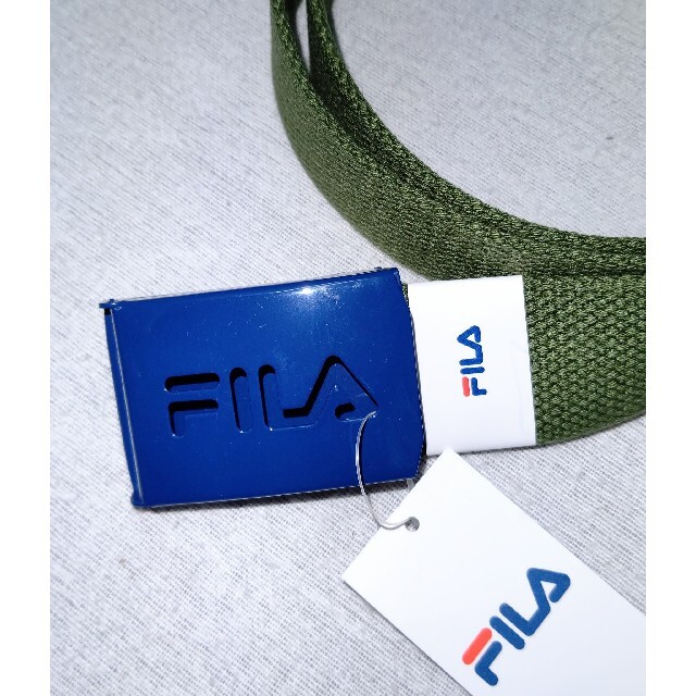 FILA(フィラ)のメンズベルト★FILA★アーミーグリーン★ベルト★ガチャベルト★レディースベルト メンズのファッション小物(ベルト)の商品写真