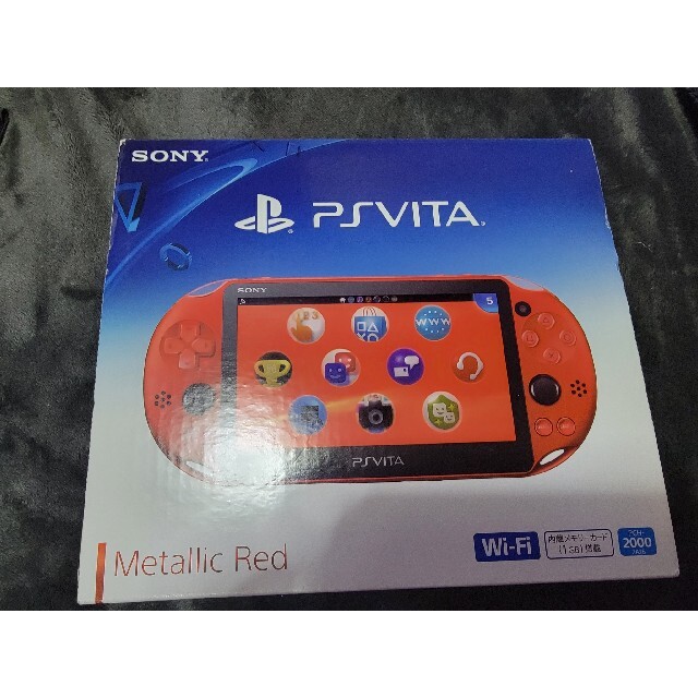 PSVITA メタリック・レッド PCH-2000   本体