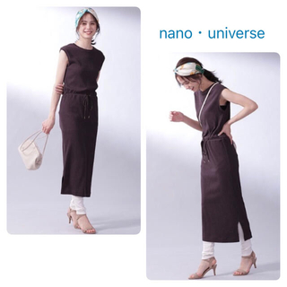 ナノユニバース(nano・universe)のナノユニバース　ドロストワンピース(ロングワンピース/マキシワンピース)