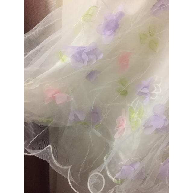 Secret Honey(シークレットハニー)の花柄チュールスカート レディースのスカート(ミニスカート)の商品写真