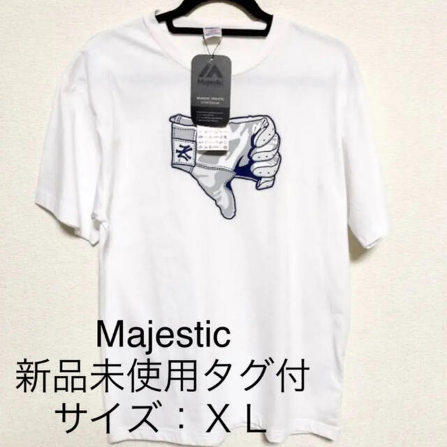 Majestic(マジェスティック)の【新品】majestic マジェスティック ヤンキース 半袖 Tシャツ XL メンズのトップス(Tシャツ/カットソー(半袖/袖なし))の商品写真