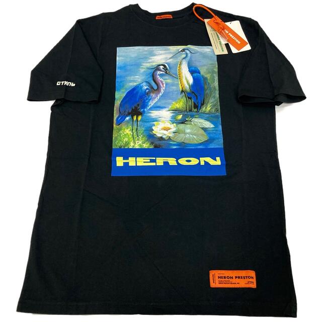 新品 定価3.0万円 HERON PRESTON オーバーサイズTシャツ 黒 M 超大特価 
