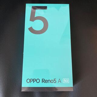 オッポ(OPPO)のOPPO Reno5A 5G アイスブルー Ymobile版(スマートフォン本体)