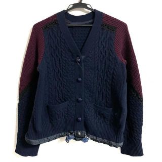 サカイ(sacai)のサカイ カーディガン サイズ2 M レディース(カーディガン)