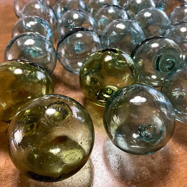 小樽のガラス浮き玉（直径9cm位×30個セット）エンタメ/ホビー