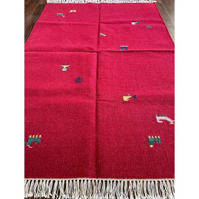 インドキリム ウール 手織り 178×120cm - 通販 - pinehotel.info