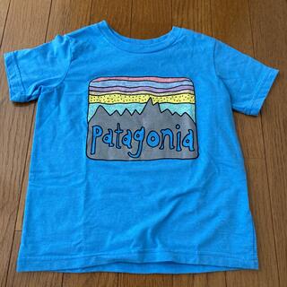 パタゴニア(patagonia)のパタゴニア キッズ Tシャツ　5T 水色(Tシャツ/カットソー)