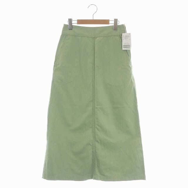 IENA - イエナ コットンリネンオックストラペーズスカート Aライン ロング 36