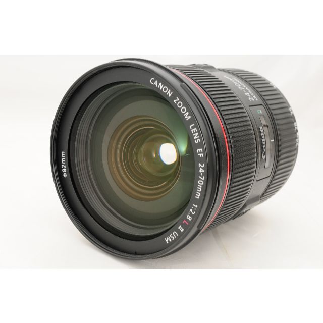 Canon(キヤノン)の【付属品多】Canon キヤノン EF 24-70mm F2.8L II USM スマホ/家電/カメラのカメラ(レンズ(ズーム))の商品写真