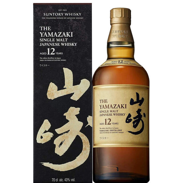 山崎12年　【化粧箱入り】43度　700ml