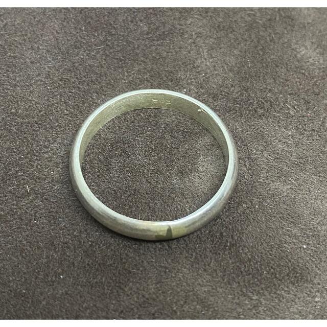 シルバー925リング　スターリング　シンプルラウンド甲丸リング銀結婚xンい指輪 メンズのアクセサリー(リング(指輪))の商品写真