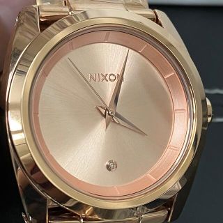 ニクソン(NIXON)の正規品！NIXONQUEENPINレディース腕時計　電池交換済◎(腕時計)