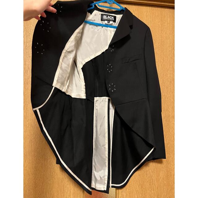 BLACK COMME des GARCONS 燕尾ジャケット - テーラードジャケット BLACK COMME des GARCONS 燕尾ジャケット - テーラードジャケット