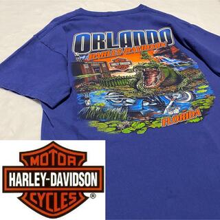 ハーレーダビッドソン(Harley Davidson)の90s 古着 ハーレーダビッドソン バックプリント ビッグシルエット ゆるだぼ(Tシャツ/カットソー(半袖/袖なし))