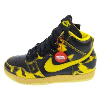 ナイキ(NIKE)のNIKE ナイキ DUNK HI 1985 SP Yellow Acid Wash ダンクハイ イエロー アシッドウォッシュ ハイカットスニーカー US7 イエロー DD9404-001(スニーカー)