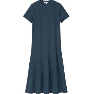 ユニクロ(UNIQLO)のUNIQLO×JW ANDERSON  完売商品✨コットンフレイドヘムワンピース(ロングワンピース/マキシワンピース)