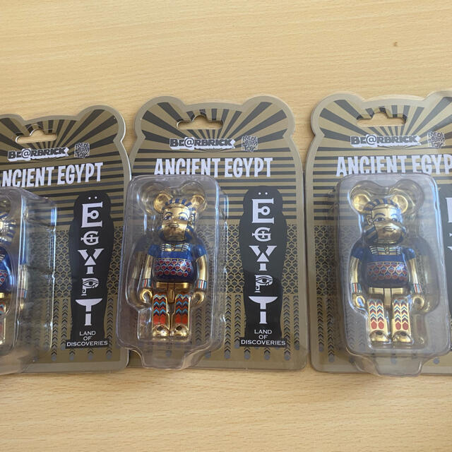 MEDICOM TOY(メディコムトイ)のベアブリック Ancient Egypt 100% Bearbrick 3個  ハンドメイドのおもちゃ(フィギュア)の商品写真