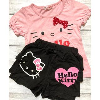 サンリオ(サンリオ)のハローキティ☆Tシャツ＆キュロットセット☆95(Tシャツ/カットソー)