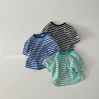 ﾎﾞｰﾀﾞｰT boarder T / mamami(Tシャツ/カットソー)