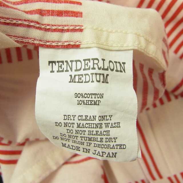 TENDERLOIN テンダーロイン T-CHECK SHT C S/S ストライプ ブロック 