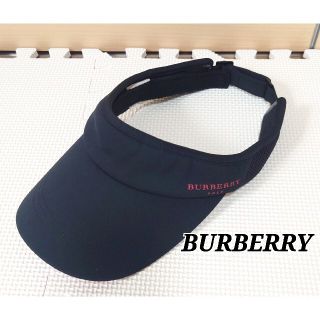 バーバリー(BURBERRY)のバーバリーゴルフ サンバイザー 帽子 レディース ラウンドウェア キャップ(ウエア)