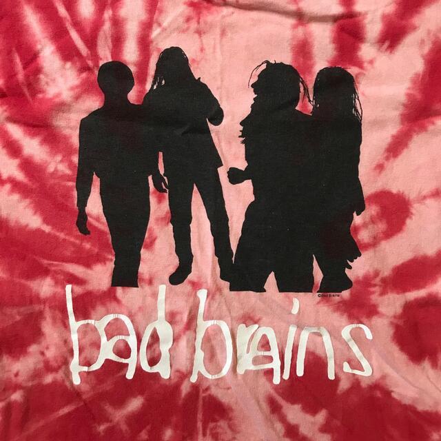 雷レア↑ 90-00s Bad Brains タイダイ Tシャツ　赤メンズ