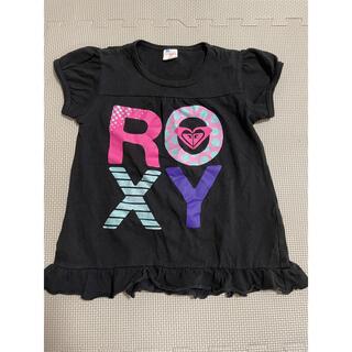 ロキシー(Roxy)のRoxy  120  女の子　ロゴT  黒(Tシャツ/カットソー)