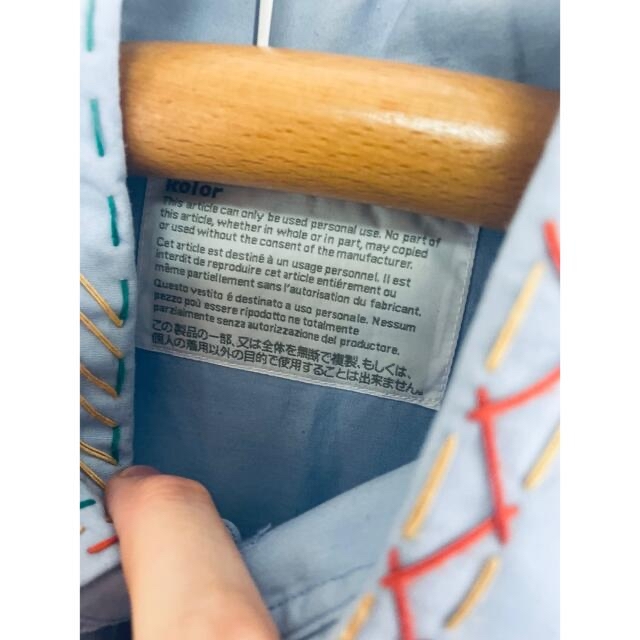 Kolor 20ss スウェット 新品 タグ付 ブルー sacai