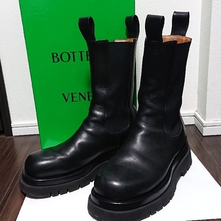 Bottega Veneta - 正規品 ボッテガヴェネタ ラグブーツ ブラック 41