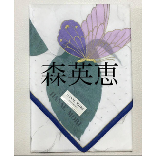 ハナエモリ(HANAE MORI)の新品未使用　HANAE MORI ハンカチ　可愛いお花モチーフ　日本製(ハンカチ)