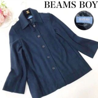 ビームスボーイ(BEAMS BOY)のビームス ボーイ　ステンカラー 　ショートコート 　ダークネイビー(チェスターコート)