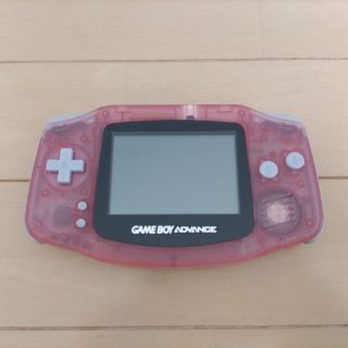 ゲームボーイアドバンス(ゲームボーイアドバンス)のGAMEBOY ADVANCE 本体 ミルキーピンク(携帯用ゲーム機本体)