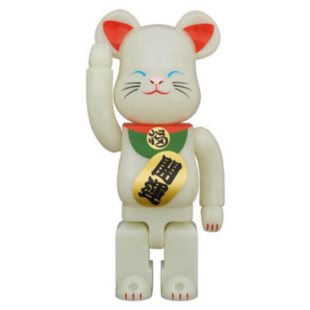 BE@RBRICK 招き猫 蓄光 弐 100％ ベアブリック