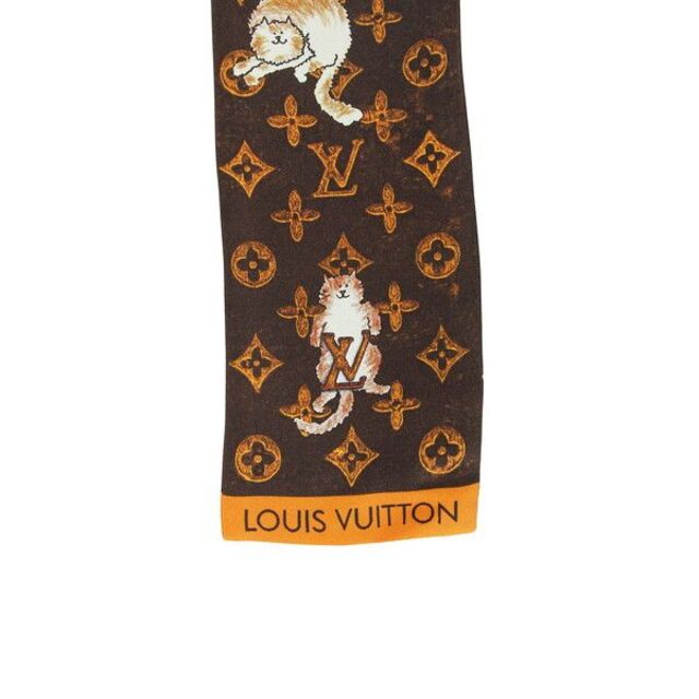 LOUIS VUITTON(ルイヴィトン)のLOUIS VUITTON スカーフ レディース シルク LV 未使用 7114 レディースのファッション小物(バンダナ/スカーフ)の商品写真