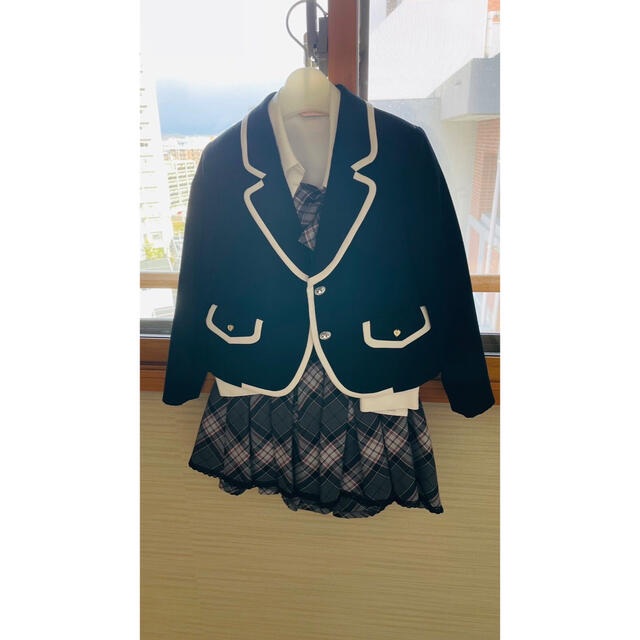 女児・120☺︎︎︎︎セレモニー・入学式スーツ キッズ/ベビー/マタニティのキッズ服女の子用(90cm~)(ドレス/フォーマル)の商品写真