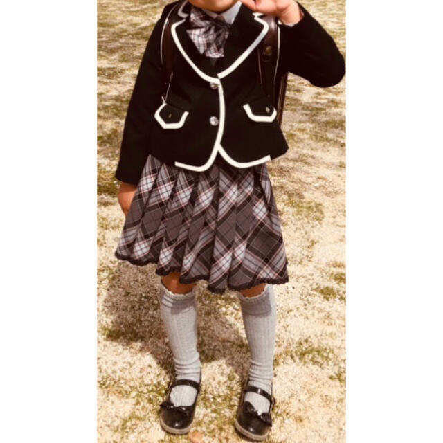 女児・120☺︎︎︎︎セレモニー・入学式スーツ キッズ/ベビー/マタニティのキッズ服女の子用(90cm~)(ドレス/フォーマル)の商品写真