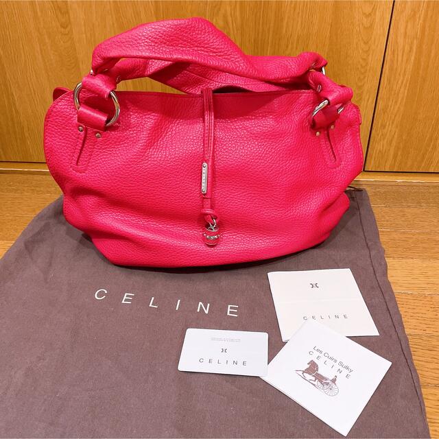 CELINE - 【極美品✨】セリーヌ レザーハンドバッグ CELINE CELINE - 【極美品✨】セリーヌ レザーハンドバッグ CELINE
