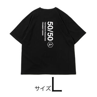 フラグメント(FRAGMENT)のTightbooth × Fragment 50/50 T-shit 黒 コラボ(Tシャツ/カットソー(半袖/袖なし))