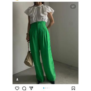 アメリヴィンテージ(Ameri VINTAGE)のAmeri BALLOON SHOULDER BLOUSE ホワイト(シャツ/ブラウス(半袖/袖なし))