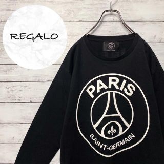 パリス(PARIS)の【希少アイテム】パリ・サンジェルマンPSG☆ビックプリント　ブラック　ロンT(Tシャツ/カットソー(七分/長袖))